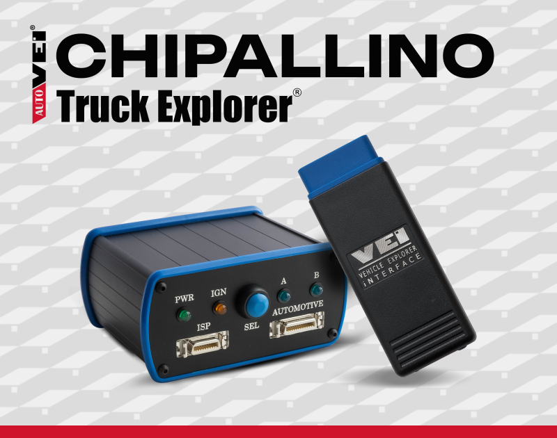 Autovei truck explorer Chipallino κιτ σχεδιασμένο για ειδικούς στο chiptuning. Υποστηρίζει φορτηγά Mercedes και κινητήρες Mercedes με PLD ή MCM