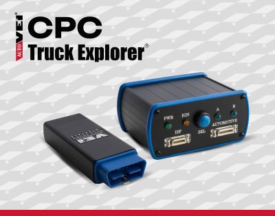 Το Autovei Truck Explorer CPC kit είναι ένα ειδικό πακέτο σχεδιασμένο για επαγγελματίες που ειδικεύονται στις επισκευές του CPC module. Μπορείτε να εργαστείτε μέσω OBD ή με άμεση σύνδεση στην ECU στον πάγκο (Bench) χρησιμοποιώντας το εργαλείο DirectConnect 2U