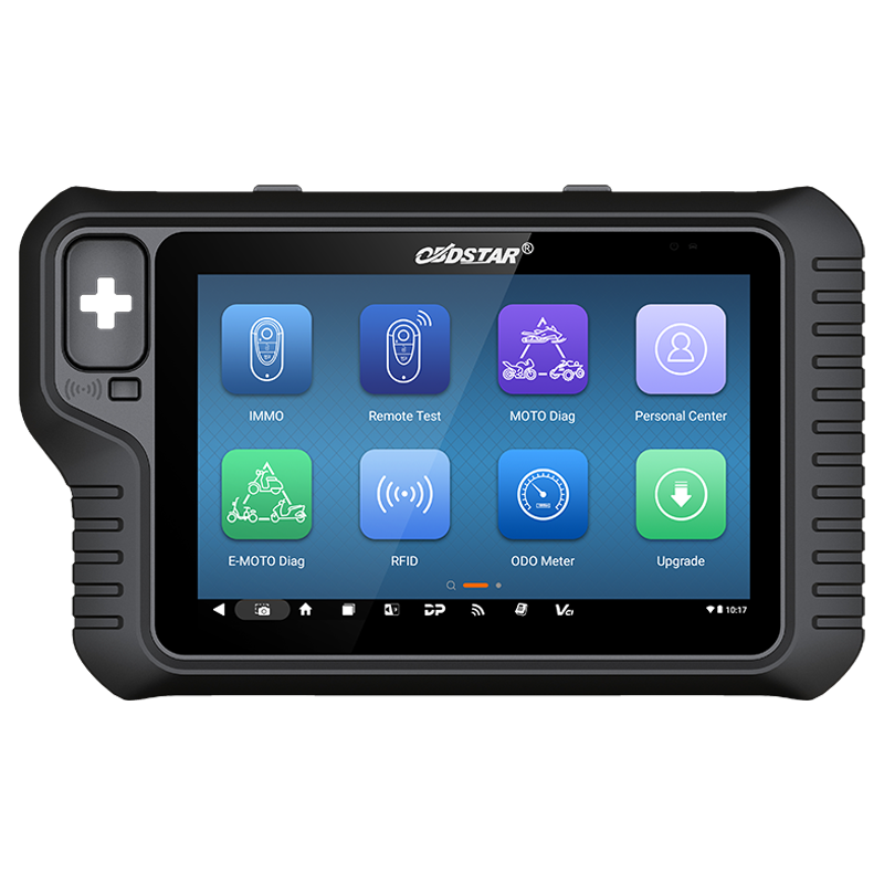 OBDSTAR Motomaster διαγνωστικό μοτοσυκλετών – κεντρική εικόνα με το κύριο μενού
